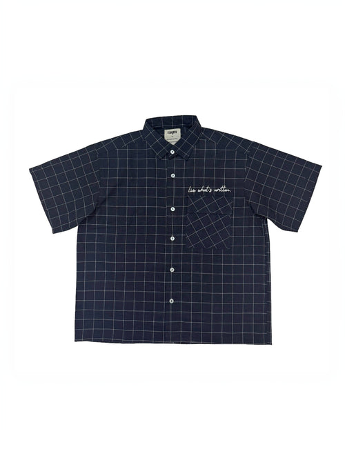 Navy Check // Crisscross